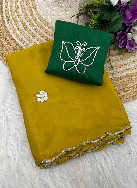 Pahel 2 Beautiful Soft Shine Ho Silk Fabric Saree Suppliers In India